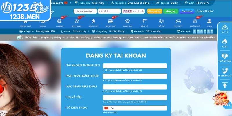Tầm quan trọng của việc đăng ký 123B
