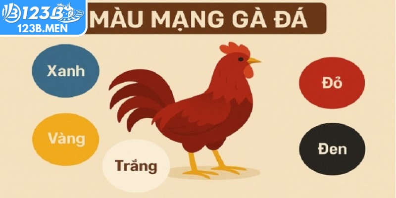Bảng màu mạng đá gà chi tiết