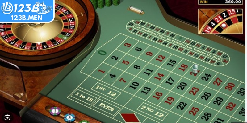 Roulette 123B sở hữu lối chơi đơn giản
