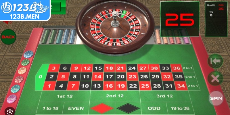 Roulette 123B được nhiều người yêu thích trải nghiệm