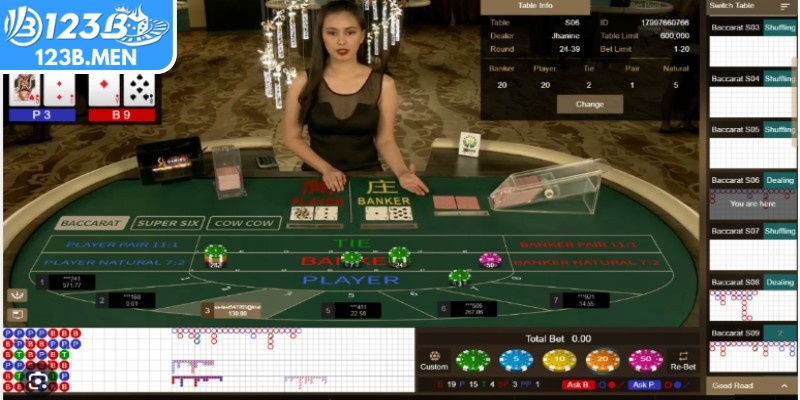 Tương tác trực tiếp với dealer chuyên nghiệp, quyến rũ